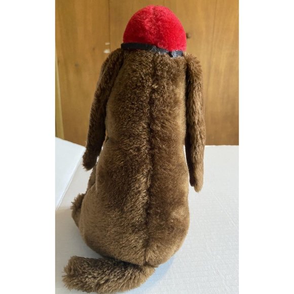 Vintage Droopy Eyed Brown Puppy Dog Plush Stuffed Animal Dakin 1975  - Picture 6 of 6
